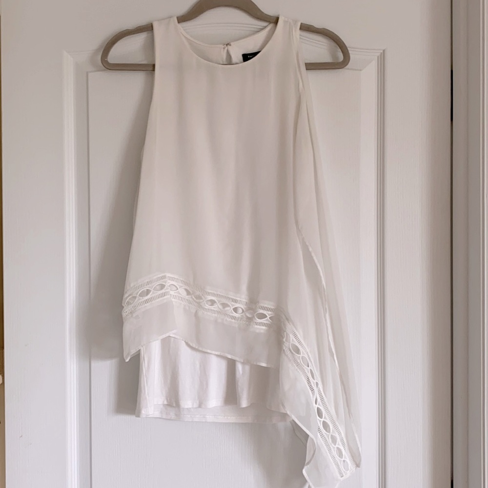 White tank top blouse